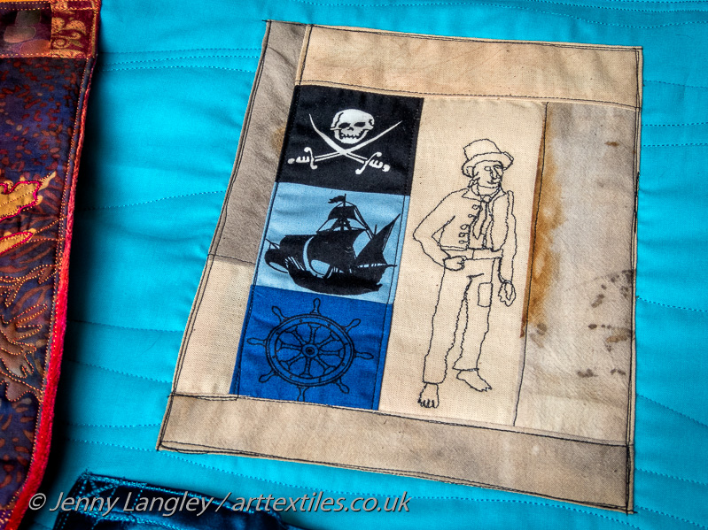 Ordinary 18th Century sailor and pirate motifs.