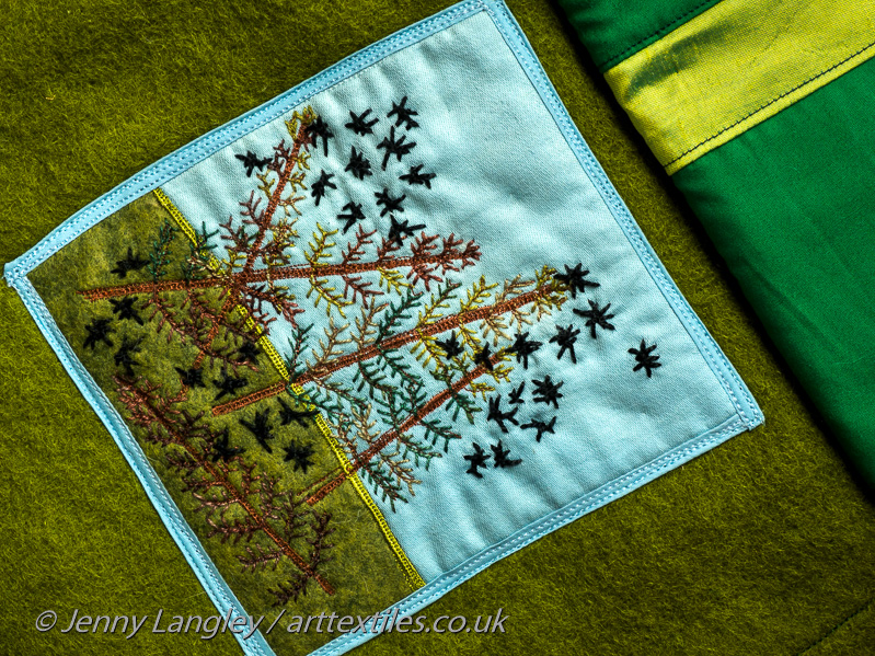 Boreal forest with melting permafrost leading to 'drunken' trees.