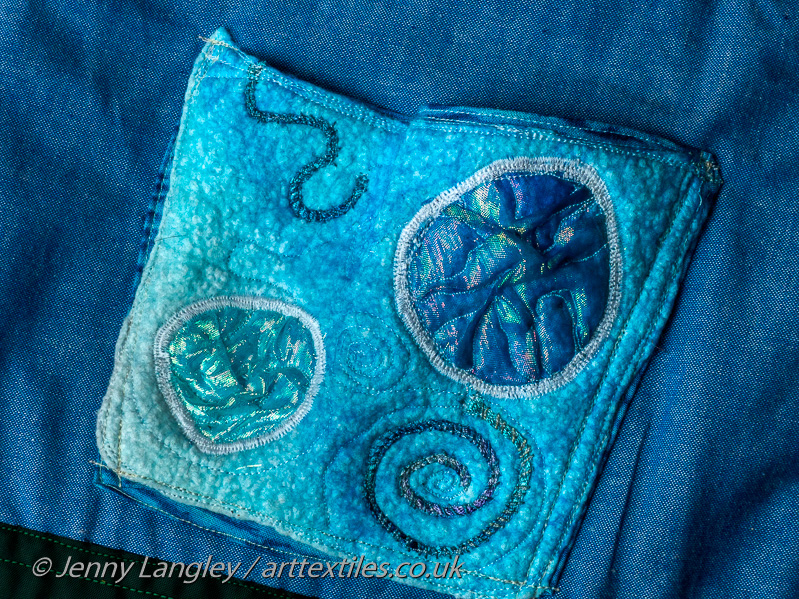 Detail of icy water pocket.