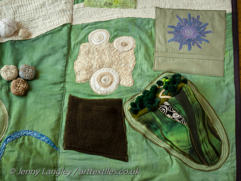 North east of Hampshire with oolitic limestone, hanger, pocket and scabious flower, which only grows on chalk.