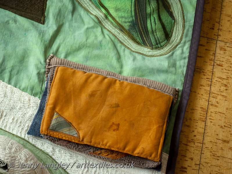 Stack of rocks just north of the South Downs topped by the Barton Group sands.