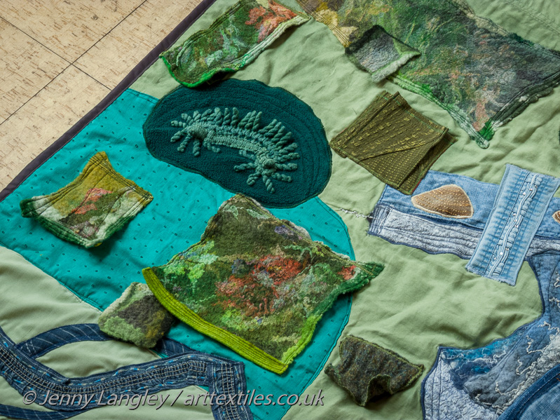 Details of western end of the garden including the Hermitage and Alpine Garden.