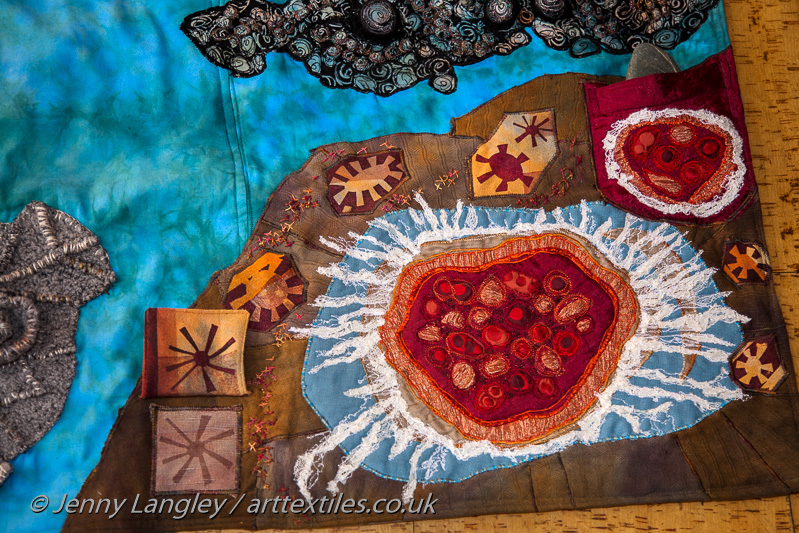 A salt-pan inspired by an image from the National Geographic.